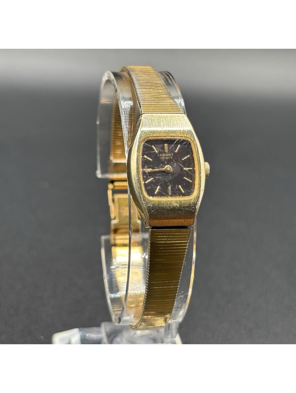 Vintage Seiko Quartz Ladies Watch 2B20-5049 -NOT RUNNING - FOR PARTS OR REPAIR